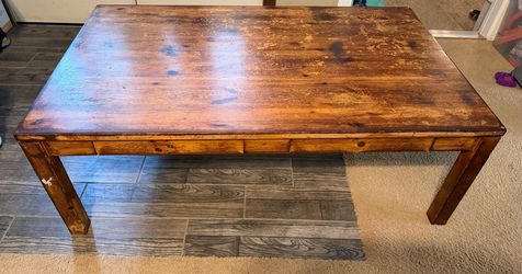 Coffee Table Stained Pine