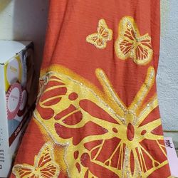 Womens Butterfly Halter Top