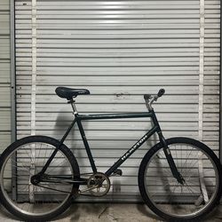 Large 26” Steel Patina Single Speed – Dirt / Street Machine