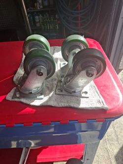 Albion 4" X 1.5" Casters Qty 4 ,2 Swivel 2 Fixed