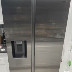 27.4 cu ft Samsung Refrigerator Double Door Stainless Steel 