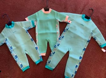 $20- New. New Infant Wetsuits. All sizes  Blue & Pink