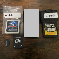 Action Replay DS and Sky3DS+ Nintendo DS