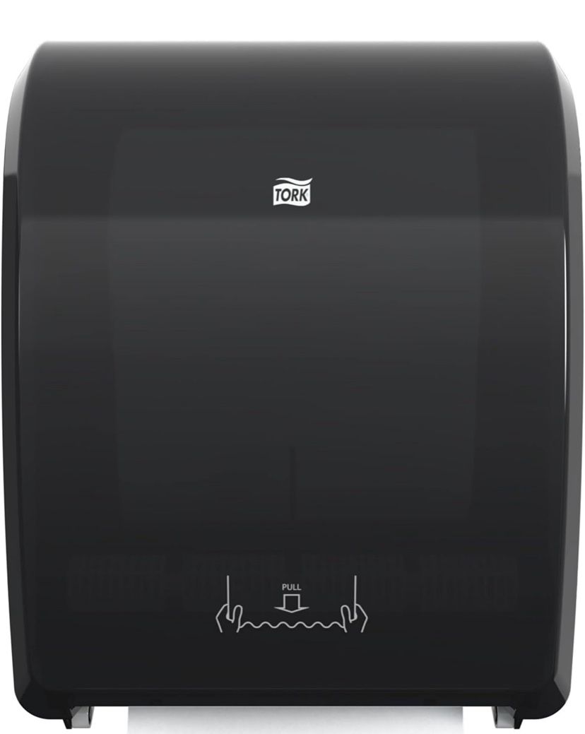 TORK Black Mechanical Paper Towel Dispenser 15.95" W x 12.32" L x 9.32" D