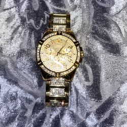 Unisex Gold-Tone Stainless Steel Bracelet Watch 40mm