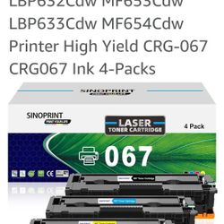 067 067H Toner Cartridge MF656Cdw Compatible Replacement for Canon imageCLASS MF656Cdw LBP632Cdw MF653Cdw LBP633Cdw MF654Cdw Printer High Yield CRG-06