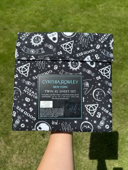 Cynthia Rowley Halloween Ouija Board Twin xl Sheet Set outlets