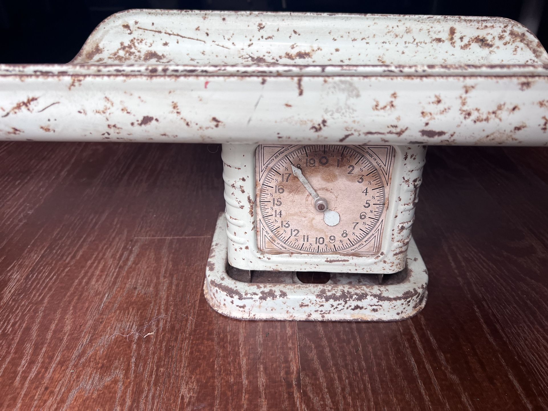 Vintage baby scale