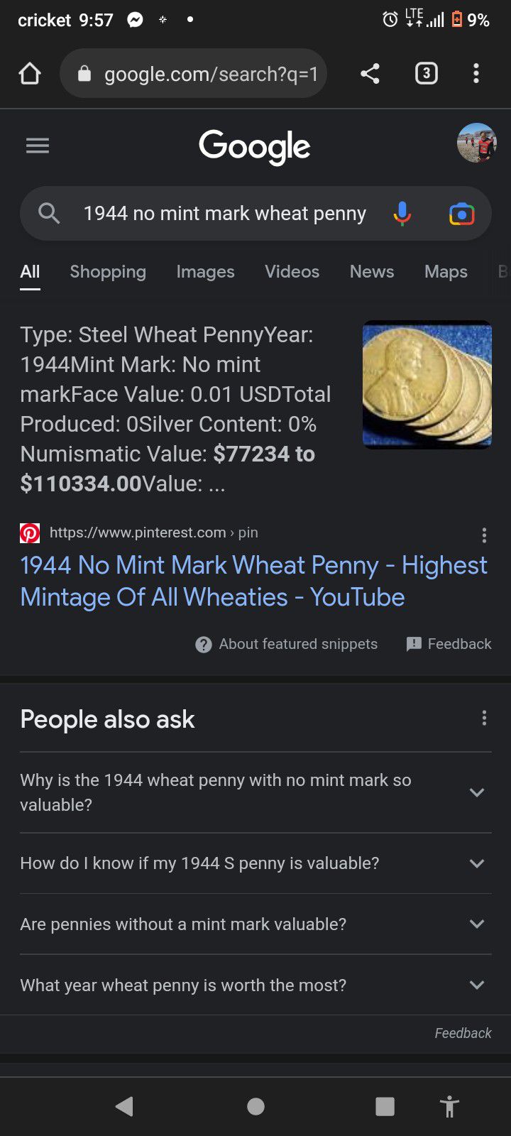 Special Wheat Pennies 