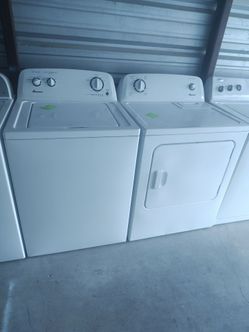AMANA WASHER  AND  DRYER  SET