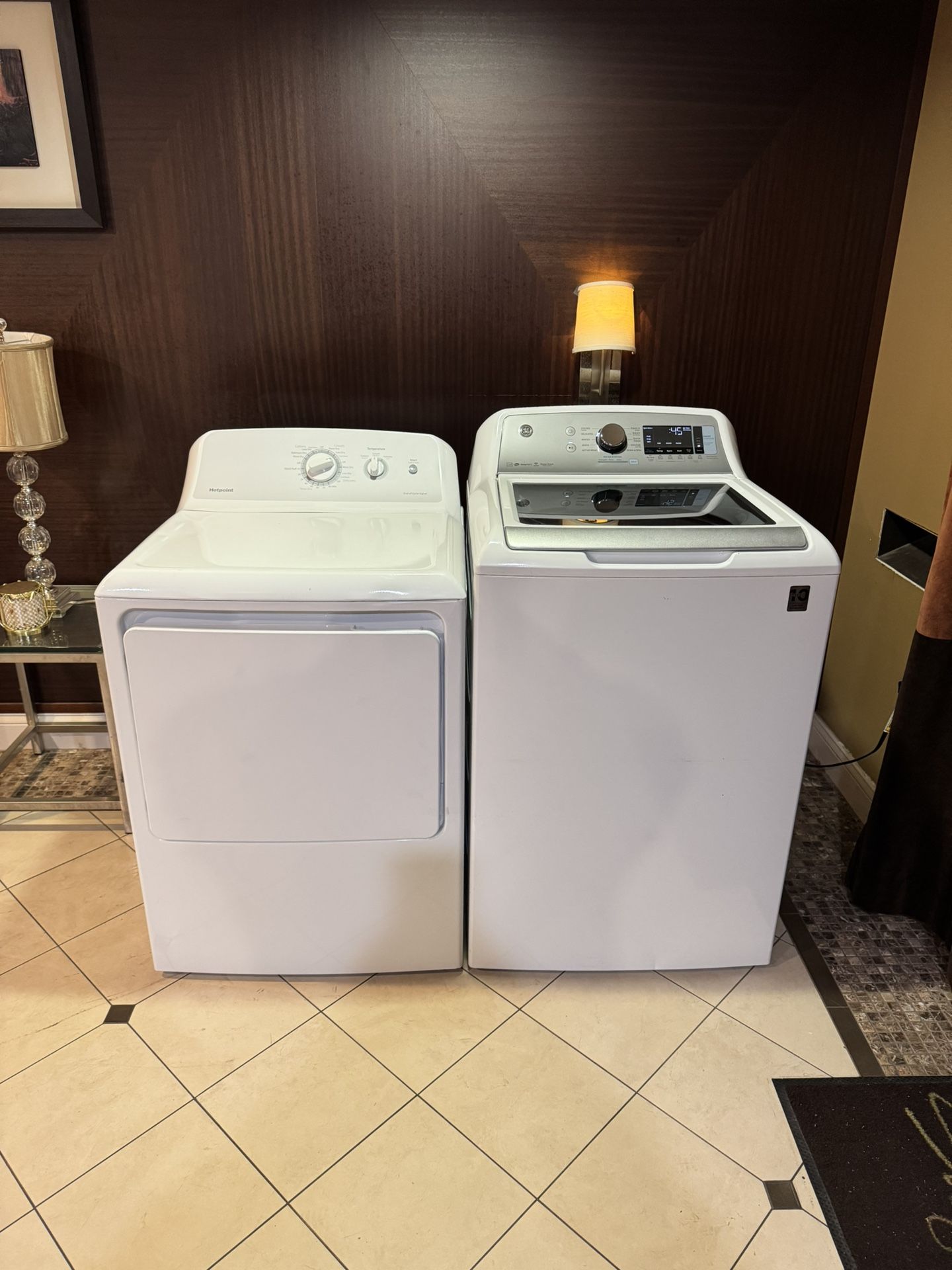 GE Washer And Gas Dryer