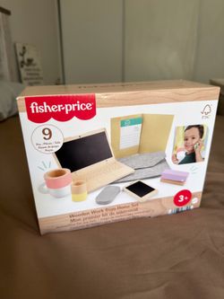Toddler Wooden work from home play set