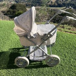 Pottery Barn Kids Doll Pram with Diaper Bag
