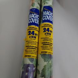 Vtg Self Adhesive Magic Cover Shelf & Drawer Liner