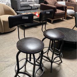Stirling Adjustable Barstool Brown - Chr istopher Knight Home