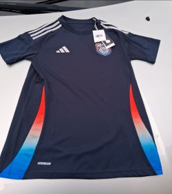 Official Adidas Atlanta United FC Away soccer jersey for the 2024/25 MLS season.