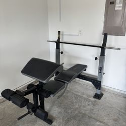 Weight Bench & Leg Extension 
