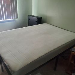 Queen Bed Frame & Matress