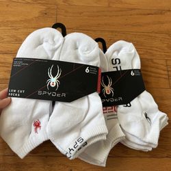 NWT Spyder Men’s Low Cut Socks 12 Pairs 