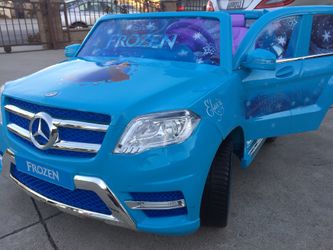 BRAND NEW Frozen Mercedes Benz SUV electric kids ride on cars