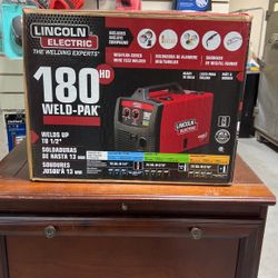 Lincoln Electric 180HD WELD-PAK Welder MIG Flux-Core Wire Feed K2515-1 (OB)