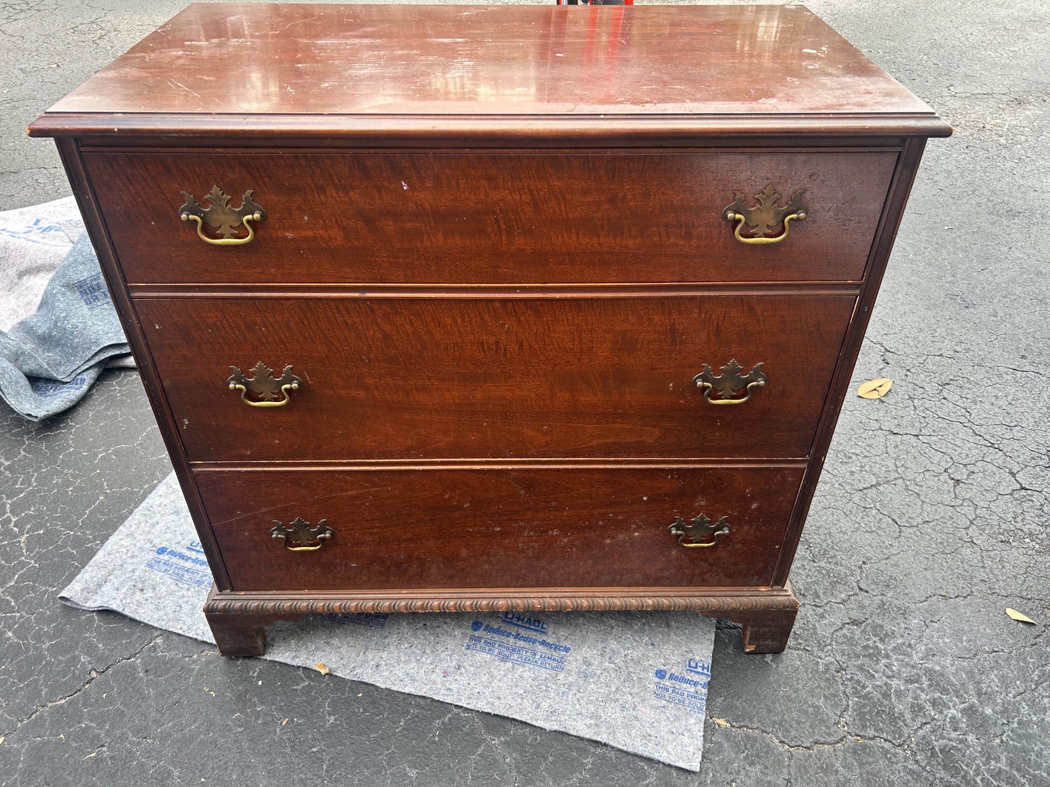 Vintage Mahogany Chest Of Drawers