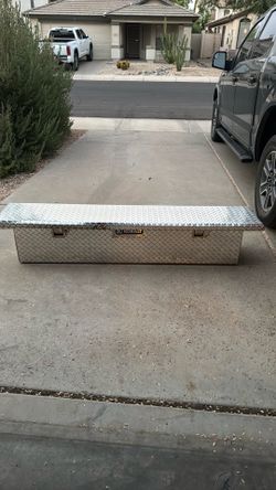 70in Silver Aluminum Truck Tool Box