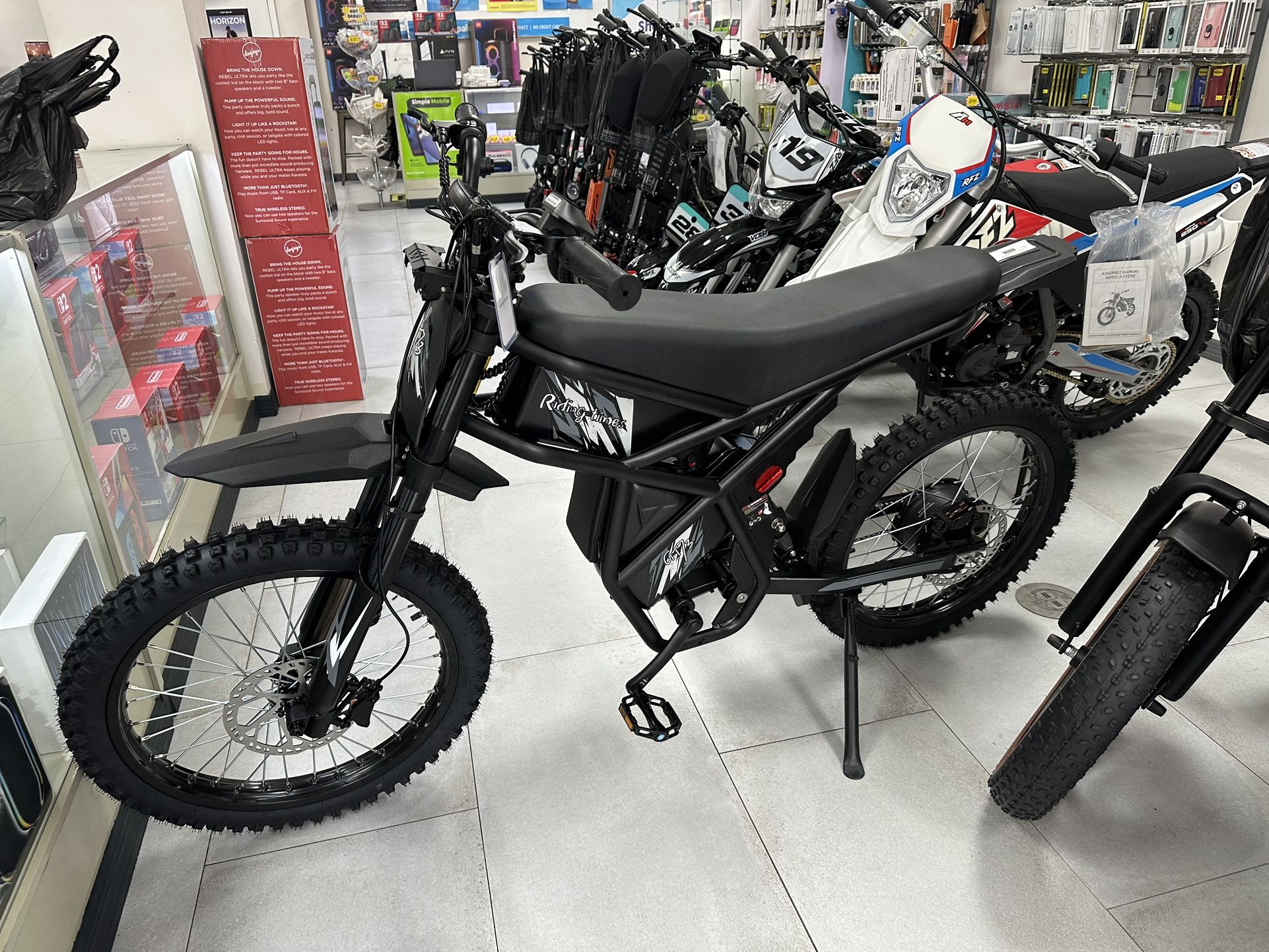 GT 73 Electric Bike 37MPH! Finance For $150 Down Payment!!