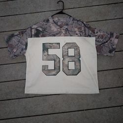 Hollister Camo Jersey Large Cropped