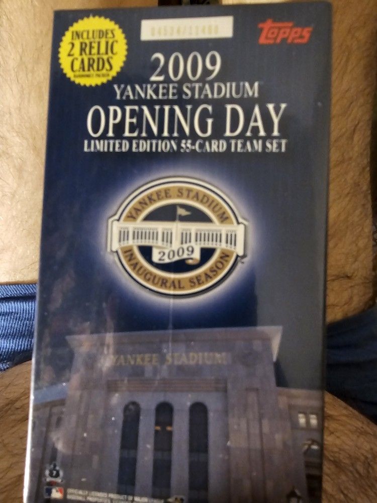 2009 New York Yankees Opening Day Sealed Box