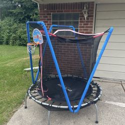 Kids Swing And Jumping 