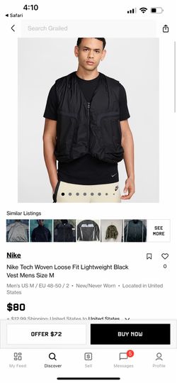 Nike Tech Woven Loose Fit Vest