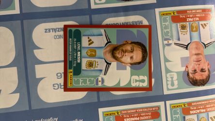 Messi world cup card