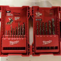 Red Helix Milwaukee Drill Bits 