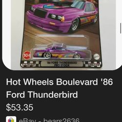 86 Ford Thunders Bird Pro Stock 