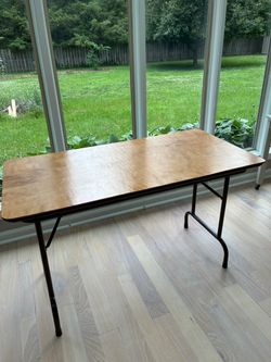Folding table w Maple top