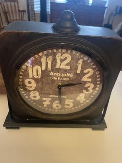 Antique De Paris Desk Clock