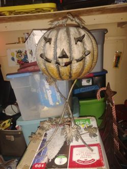 Metal yard art