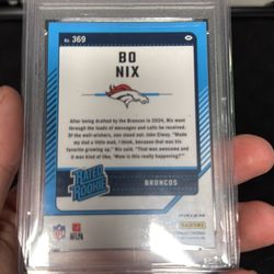 Bo nix Blue Scope Psa 10