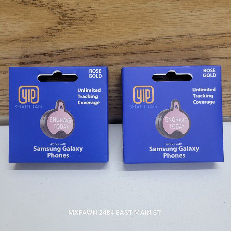 YIP Samsung Galaxy Tracking Smart Tag Rose Gold 2PACK