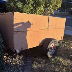 4ft By 8ft Hauling Trailer 