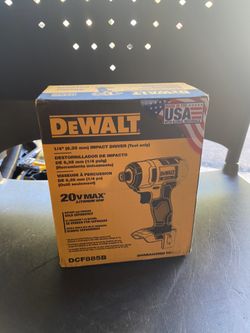 DEWALT 20-Volt MAX Lithium-Ion Cordless 1/4 in. Impact Driver (Tool-Only)
