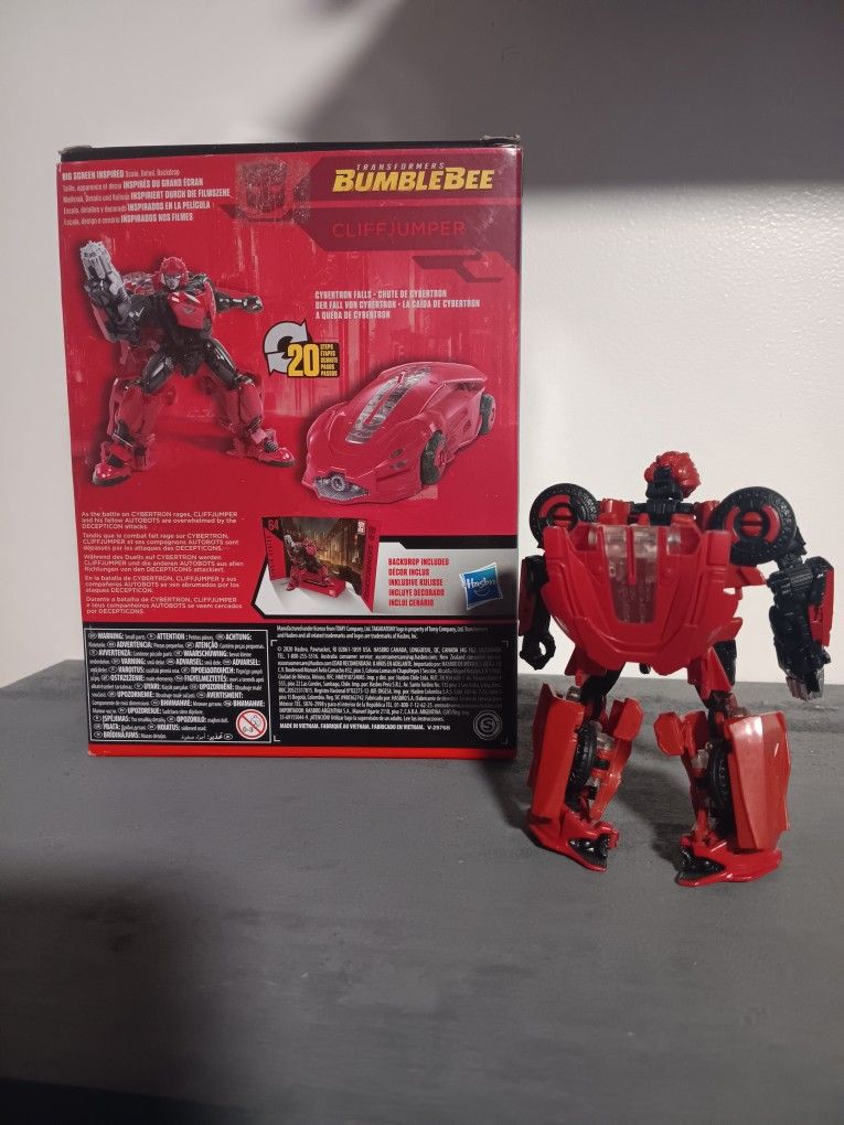 Hasbro Transformers Studio Series Deluxe Bumblebee Movie Cliffjumper A – 's Collectibles