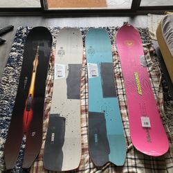New Endeavor, Amplid, Rossignol Snowboards Sizes 158 160 162