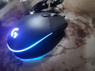 Logitech G203 LIGHTSYNC RGB Wired Gaming Mouse - Tested Working