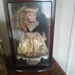 Collectible porcelain doll
