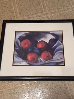Artwork of plums