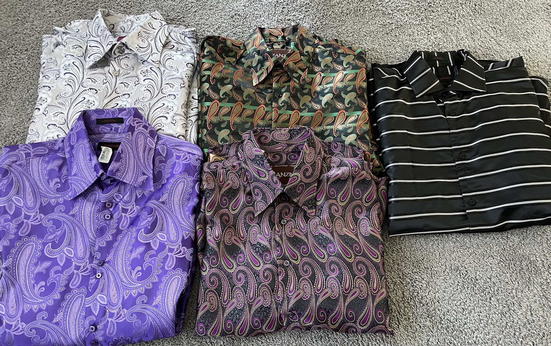 Men’s French Cuff Dress Shirts (priced separately)