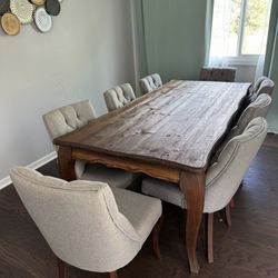 Dining Table &  Console With Mirror