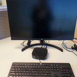 10 LG 27" Monitors,  Optional Keyboard/Mouse